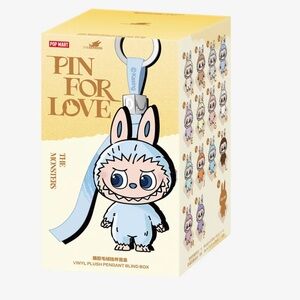 Pop Mart Pin for Love Vinyl Plush Pendant